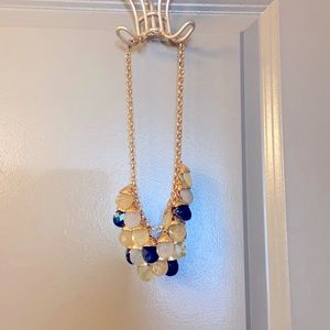 Layered jeweled Necklace.